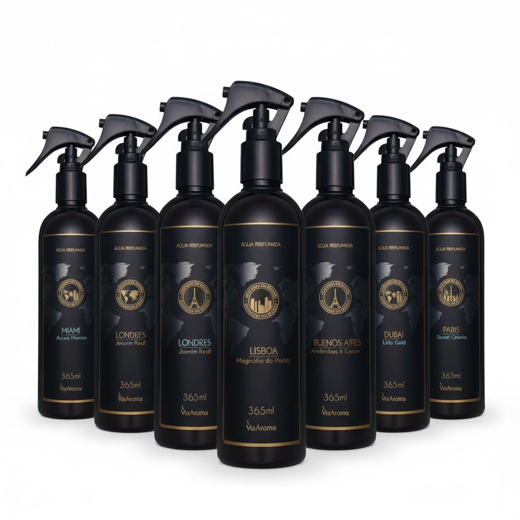 Agua perfumada linha mundo