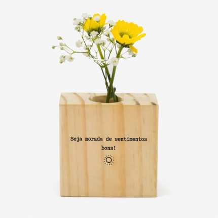 Ímã / quadrinho / enfeite frase Seja morada de sentimentos bons