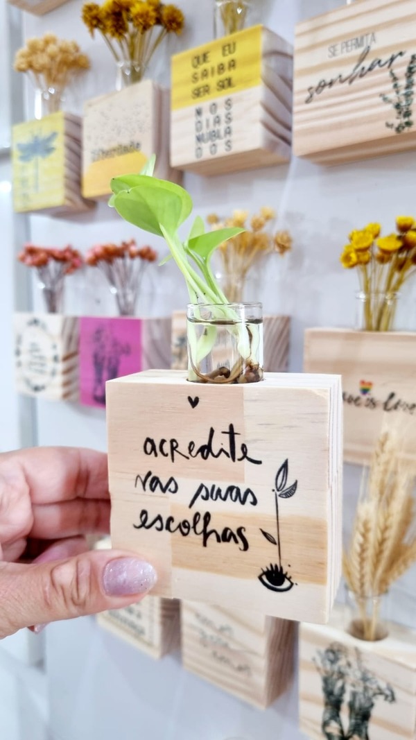 Cubinho Ímã flower Escolhas