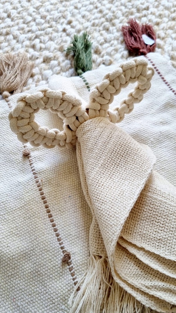 Argolas para guardanapo kit com 2 coelhos (3)