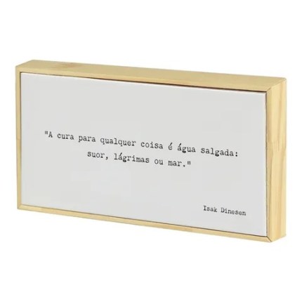 Quadro de Azulejo com moldura em pinus e impressão digital UV