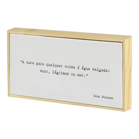 Quadro de Azulejo com moldura em pinus e impressão digital UV