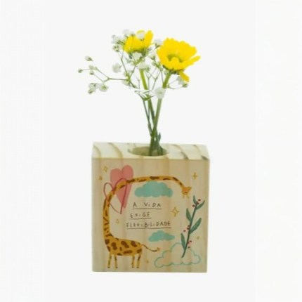 Cubinho Ímã Flower