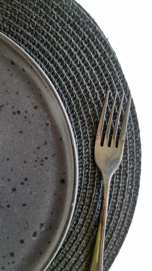 Jogo americano preto kit 2 lugares (2)