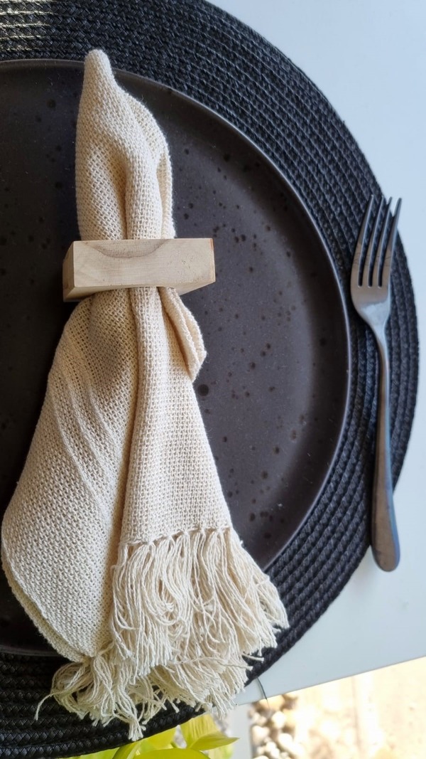 Jogo americano preto kit 2 lugares (3)