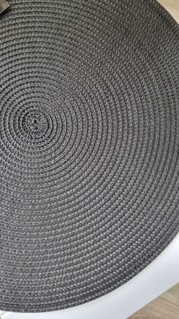 Jogo americano preto kit 2 lugares (4)