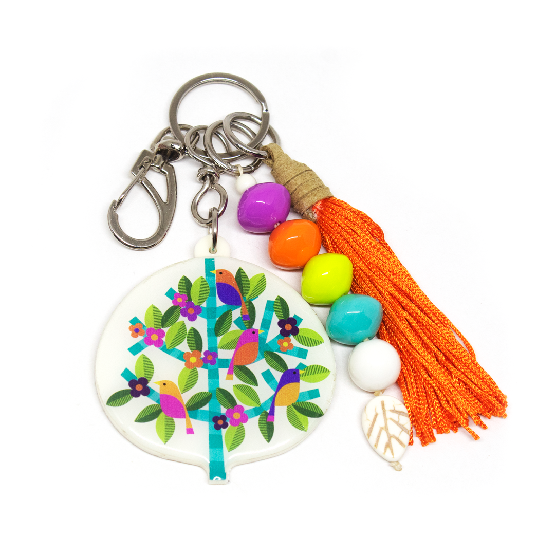 chaveiro-árvore-passaro-frente