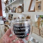 Xícara parede dupla de vidro M Bebida quentinha