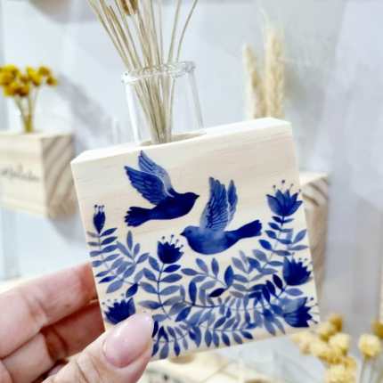 imã cubinho passaros