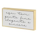 Quadro de Azulejo com moldura em pinus e impressão digital UV