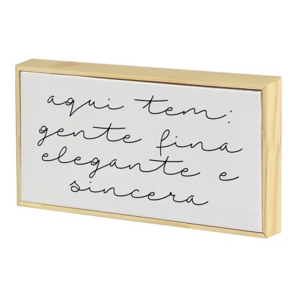 Quadro de Azulejo com moldura em pinus e impressão digital UV