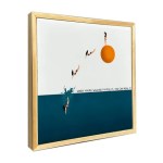 Quadro de Azulejo com moldura em pinus e impressão digital UV