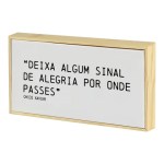 Quadro de Azulejo com moldura em pinus e impressão digital UV