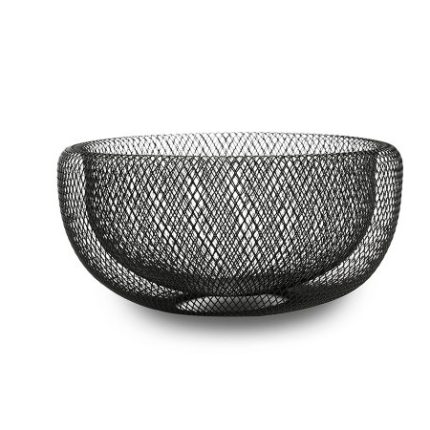 Centro de mesa aramado preto