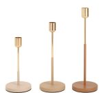 Kit Castiçais em Metal - 3 Peças