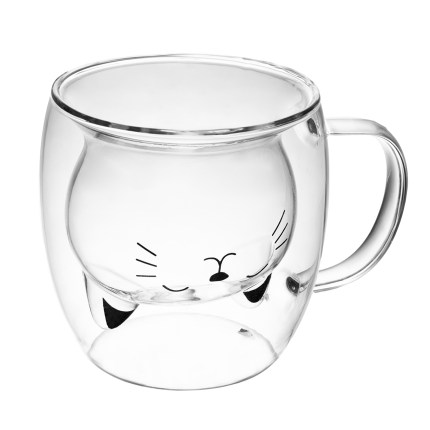 Caneca de Vidro Transparente