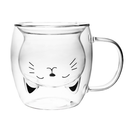 Caneca de Vidro Transparente