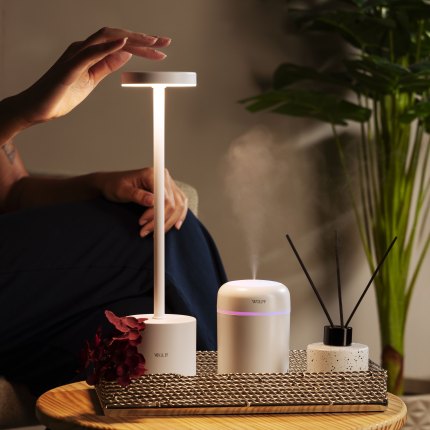 Luminaria De Mesa USB branca