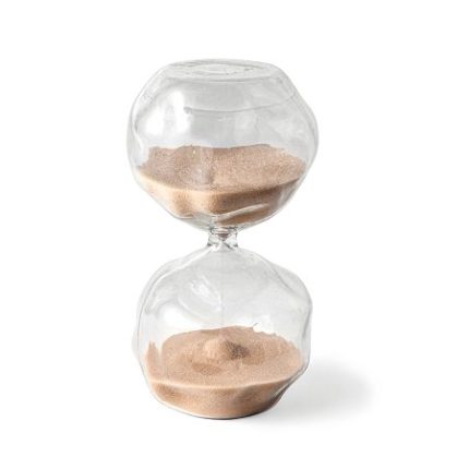 Ampulheta de vidro 30 Minutos bege