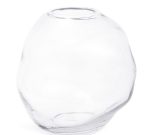 Vaso decorativo de vidro orgânico