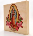 Quadro de madeira Nossa Senhora de Guadalupe 20x20