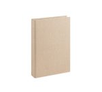 Livro-Caixa em mdf com revest. em Linho Bege