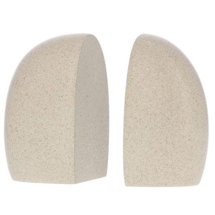 Aparador de livro bege homeoffice em Polirresina