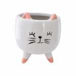 Vaso cachepô decorativo de gatinho